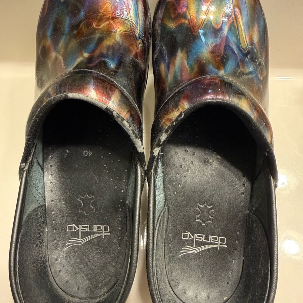 Dansko Colorful Slip-On Clogs